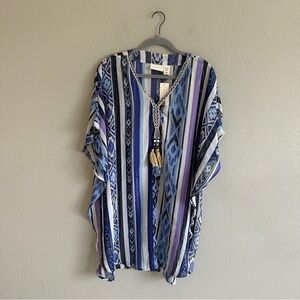 NWT Seasaltsociety Striped Tunic Swim Coverup L/XL